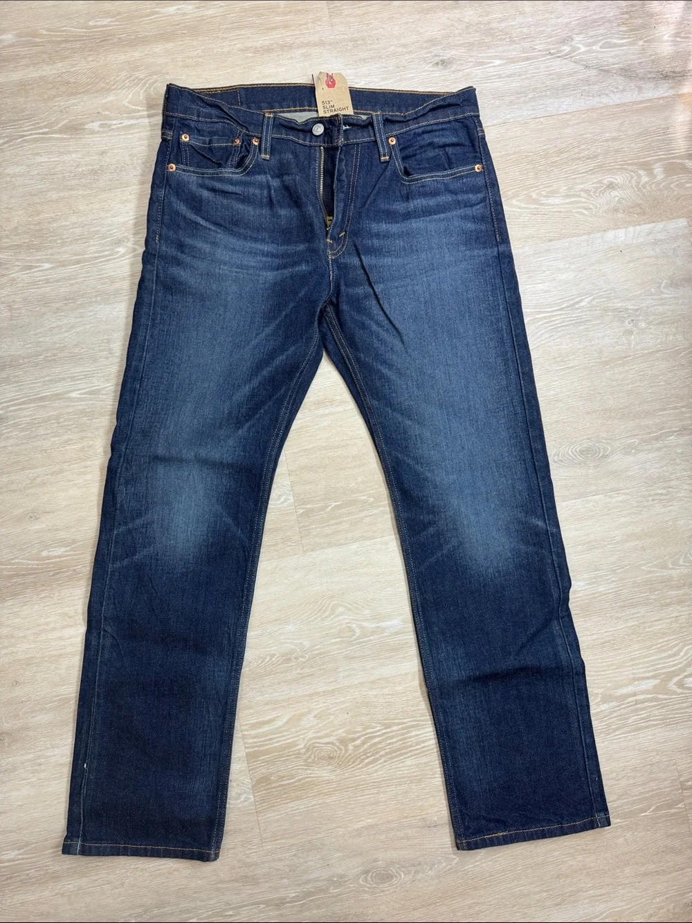 Levi's Men’s Slim Straight Jeans in Dark Indigo
